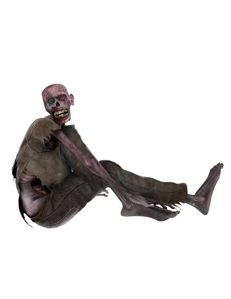 3D-s cg visszaadás-ból egy zombi — Stock Fotó