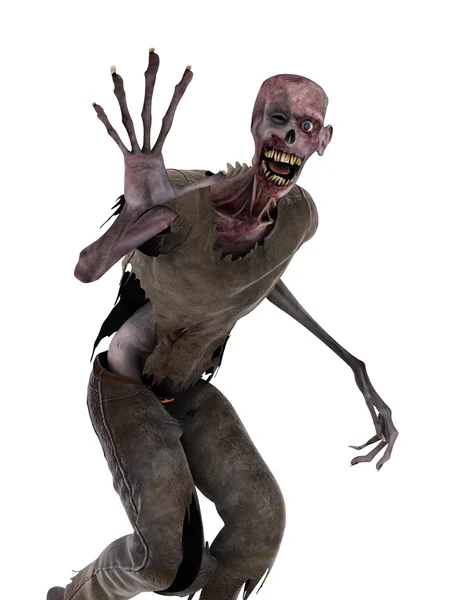 3D CG representación de un zombie —  Fotos de Stock