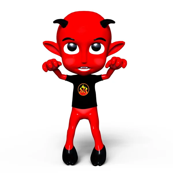 3D rendu 3D d'un bébé diable — Photo