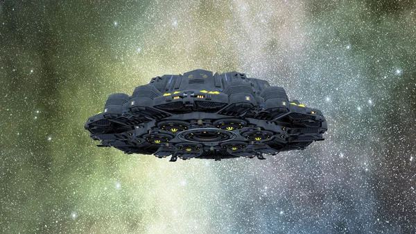 3D CG rendering of a space ship — Stock Photo, Image