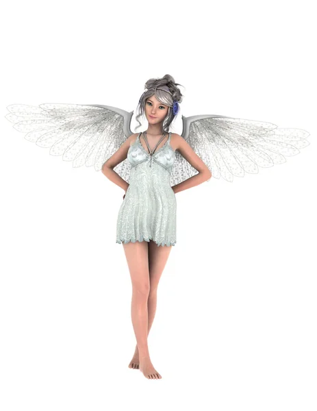 3d cg 渲染的天使 — 图库照片