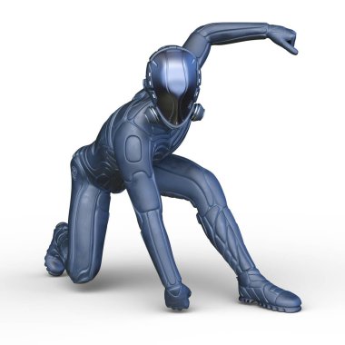 Siber Adam 'ın 3B canlandırması