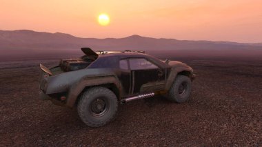 Canavar kamyonun 3 boyutlu görüntülemesi