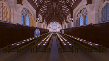 Büyük Salonun 3B canlandırması