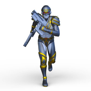 Siber Adam 'ın 3B canlandırması