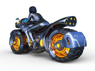 Hız bisikletinin 3B görüntülemesi