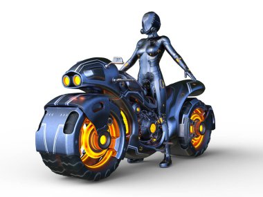 Hız bisikletinin 3B görüntülemesi