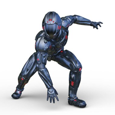 Siber Adam 'ın 3B canlandırması