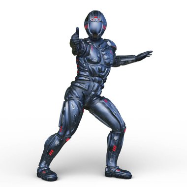 Siber Adam 'ın 3B canlandırması