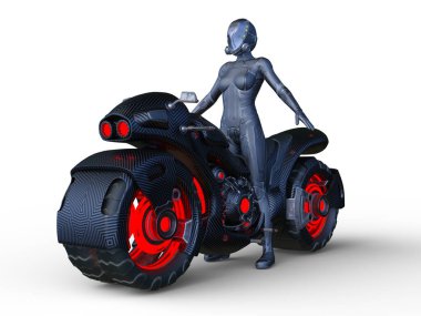 Hız bisikletinin 3B görüntülemesi