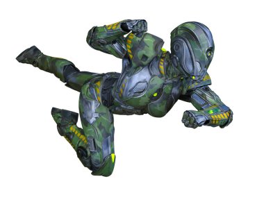 Siber Adam 'ın 3B canlandırması