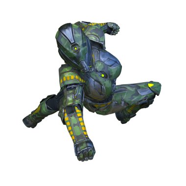 Siber Adam 'ın 3B canlandırması