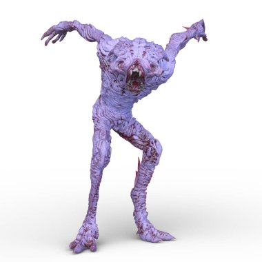 Uzaylı canavarının 3 boyutlu canlandırması