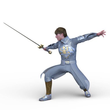 Şövalye Adam 'ın 3D canlandırması