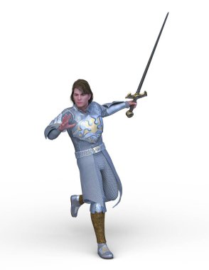 Şövalye Adam 'ın 3D canlandırması