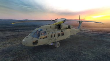 Helikopterin 3B görüntülemesi