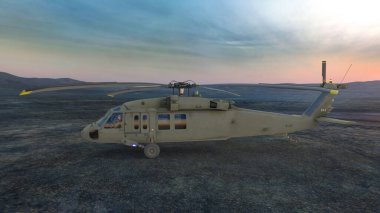 Helikopterin 3B görüntülemesi