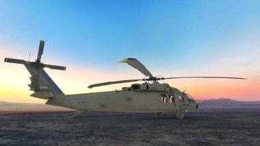 Helikopterin 3B görüntülemesi