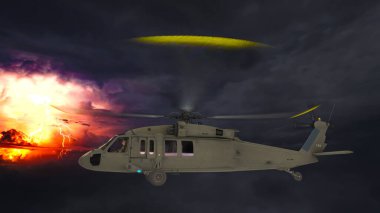 Helikopterin 3B görüntülemesi