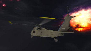 Helikopterin 3B görüntülemesi