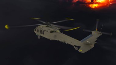 Helikopterin 3B görüntülemesi