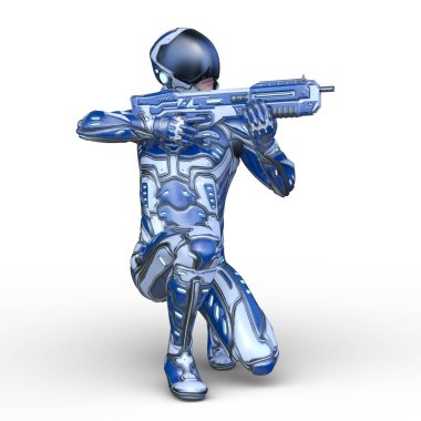 Siber Adam 'ın 3B canlandırması