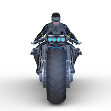 Hız bisikletinin 3B görüntülemesi