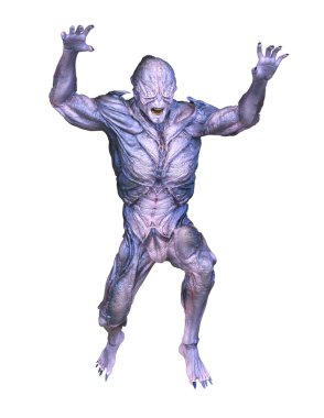 Uzaylı canavarının 3 boyutlu canlandırması