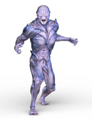 Uzaylı canavarının 3 boyutlu canlandırması