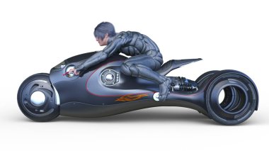 Hız bisikletinin 3B görüntülemesi