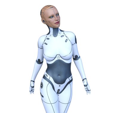 Siber kadının 3 boyutlu canlandırması