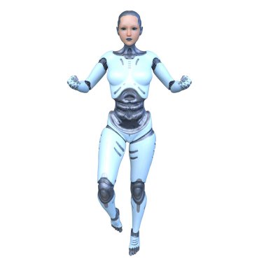 Siber kadının 3 boyutlu canlandırması