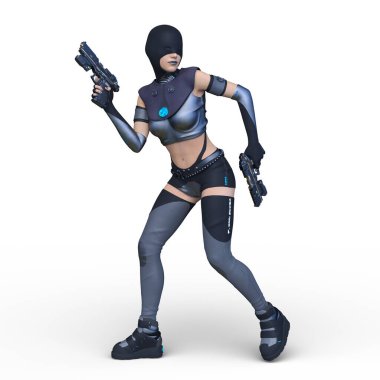 Savaşçı Kadın 'ın 3 boyutlu canlandırması