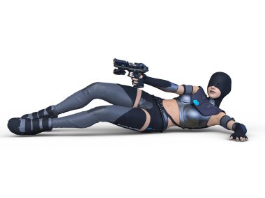 Savaşçı Kadın 'ın 3 boyutlu canlandırması