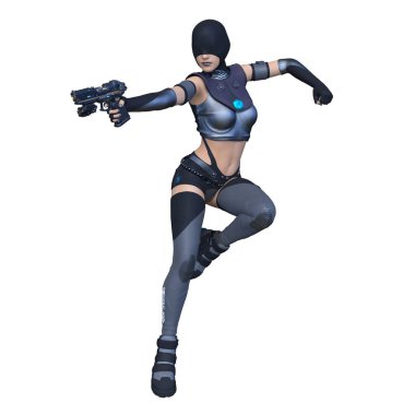 Savaşçı Kadın 'ın 3 boyutlu canlandırması