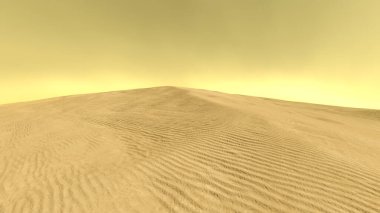 Çölün 3 boyutlu canlandırması