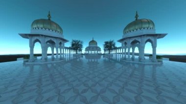 Büyük sarayın 3D canlandırması