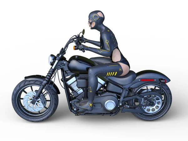 Rendering Von Sexy Rider — Stockfoto