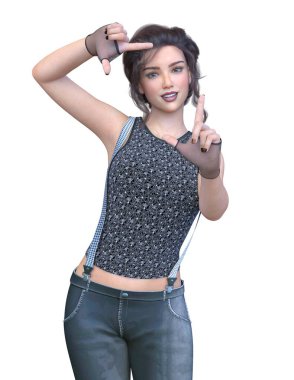 Güzel Kadın 'ın 3 boyutlu canlandırması