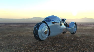 Hız bisikletinin 3B görüntülemesi