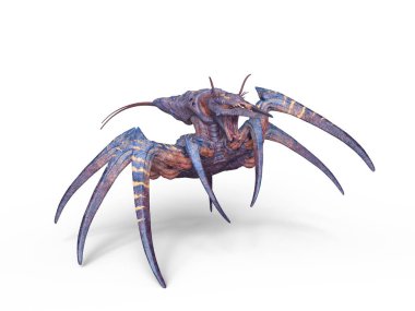 Uzaylı canavarının 3 boyutlu canlandırması