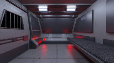 Uzay gemisinin 3B görüntülemesi