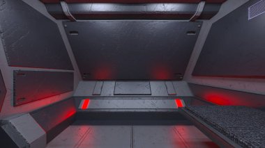 Uzay gemisinin 3B görüntülemesi