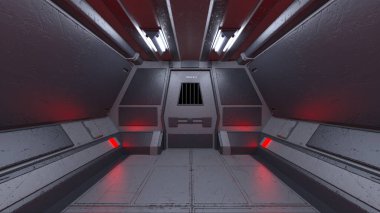 Uzay gemisinin 3B görüntülemesi