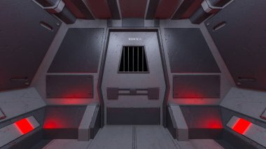 Uzay gemisinin 3B görüntülemesi