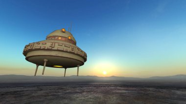 Uzay gemisinin 3B görüntülemesi