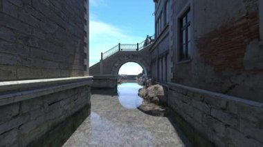 Turizm beldesinin 3D görüntülemesi
