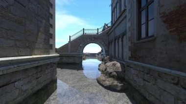 Turizm beldesinin 3D görüntülemesi