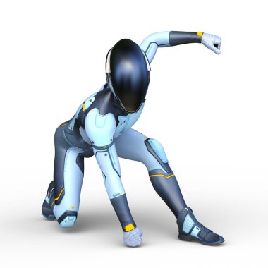 Siber Adam 'ın 3B canlandırması