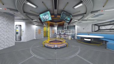 Fütürist binanın 3B görüntülemesi